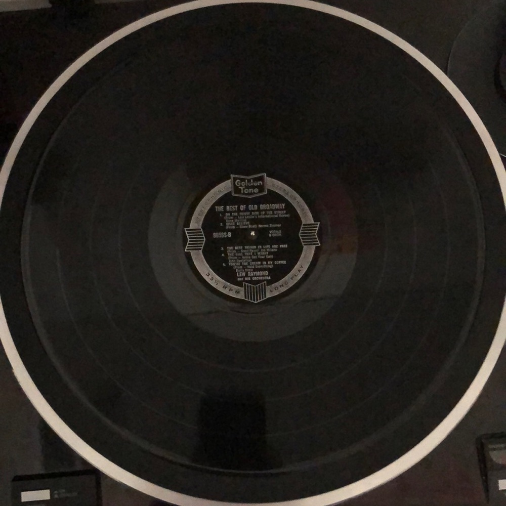 Lew Raymond Best Of Old Broadway Vinyl Lp '59